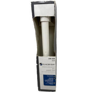 Glacier Bay 9 in. x 7/8 in. Exposed Screw Assist Bar in White